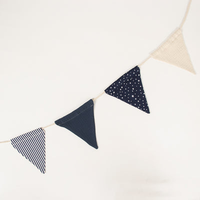 Banderines decorativos étoile en algodón orgánico