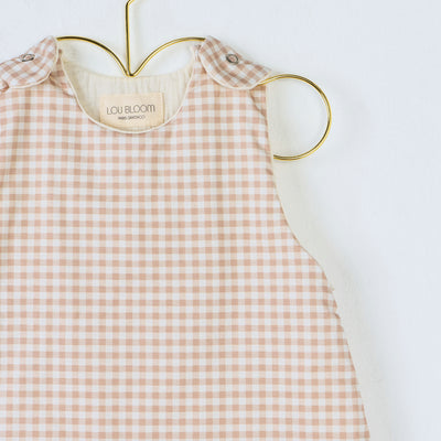 Saco de dormir Vichy/Blanco Invierno TOG 1.5 en algodón orgánico