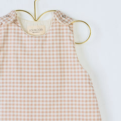 Saco de dormir Vichy/Blanco Invierno TOG 1.5 en algodón orgánico