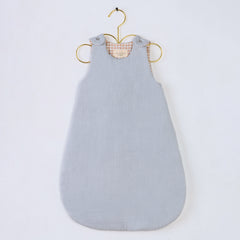 Saco de dormir Celeste viejo/Vichy TOG 1.5 en algodón orgánico