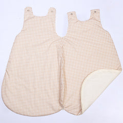 Saco de dormir Vichy/Blanco Invierno TOG 1.5 en algodón orgánico