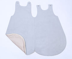 Saco de dormir Celeste viejo/Vichy TOG 1.5 en algodón orgánico