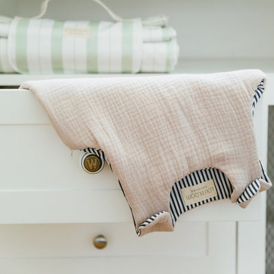 Saco de dormir MEDIA ESTACIÓN malva/marinero TOG 1.5 en algodón orgánico