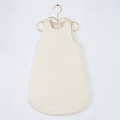 Saco de dormir Blanco Invierno/Vichy TOG 1.5 en algodón orgánico