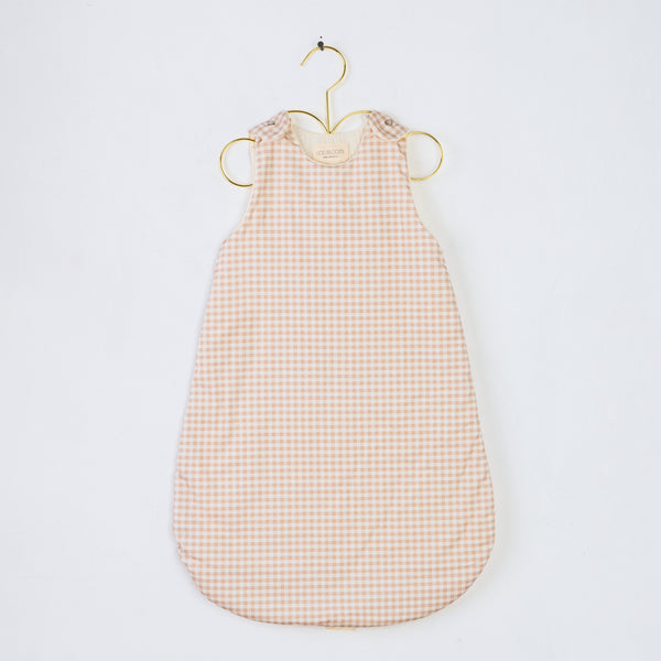 Saco de dormir Vichy/Blanco Invierno TOG 1.5 en algodón orgánico