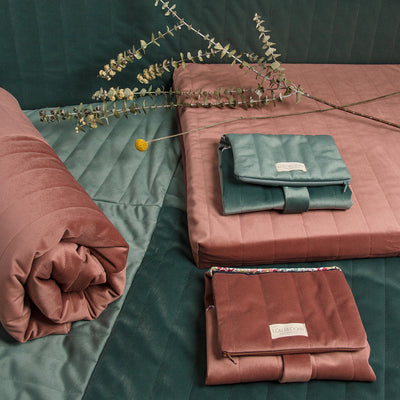 Tapis de jeu circulaire en éco-velours