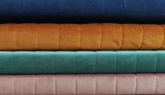 Colchoneta eco-terciopelo azul marino