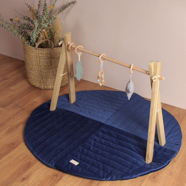 Tapis de jeu circulaire en éco-velours
