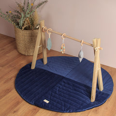 Tapis de jeu circulaire en éco-velours
