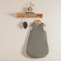 Gigoteuse vert eucalyptus en mousseline de coton bio