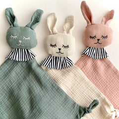 Kit Babyshower Saquito 0-6 tog 1.5 + Tuto conejo