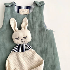 Kit Babyshower Saquito 0-6 tog 1.5 + Tuto conejo